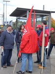 Auf dem Weg zur LBBW-Aktion in Stuttgart (2009)