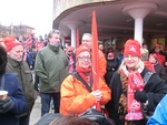 Landesweite Tarifkundgebung in Ludwigsburg 2015 (Sabine rechts) / Copyright: IG Metall Esslingen Landesweite Tarifkundgebung in Ludwigsburg 2015 (Sabine rechts) / Copyright: IG Metall Esslingen